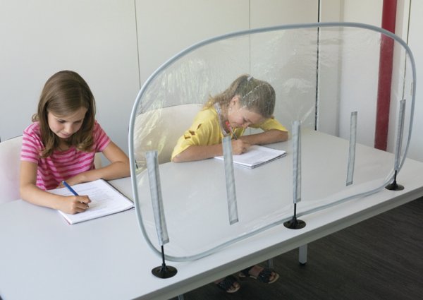 Basic XL Hygienic Protection Screen, Simple Division Wall