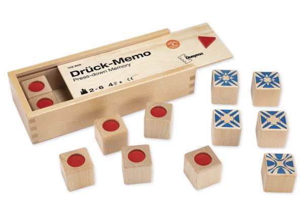 Press-down memory game, 13 pieces