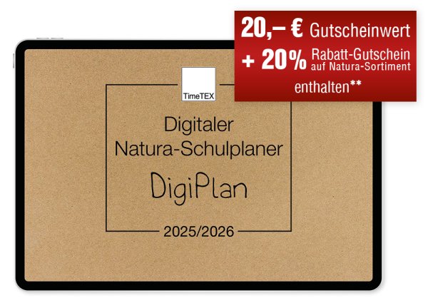 TimeTEX Digitaler Natura-Schulplaner DigiPlan 2025/2026